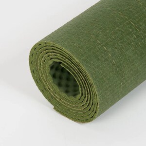 eco-friendly, rubber and jute yoga mat made in the UK