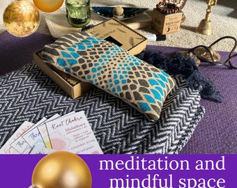 Meditation Gift Set Sensory Sanctuary Starter Kit for Mindfulness and Relaxation Unique Spiritual Gift for her, Yoga and Zen Lover