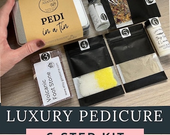 Spa Gift Box Pedicure Set Self Care Package for Women Spa Day Gift Set Pumice Stone Massage Kit Bath and Body Gift Set Relaxation Wellness