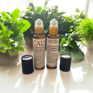 Aromatherapie pulsrollerset Essentiële olie roll-on cadeau Yoga-meditatiecadeau Kalmerend, verkwikkend wellnesscadeau voor haar