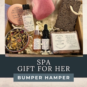 luxury spa gift for her Christmas gift for girlfriend self care present for wife wellness gift for woman vegan gift idea spa pamper hamper