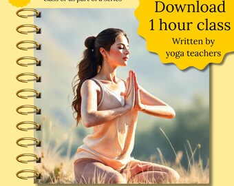 yoga teacher class complete somatic yoga digital download practise cards yoga lesson plans yoga teacher gift yoga course yoga pdf planning