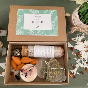 vegan-friendly gift box, designed to ease the stress and strain of daily life