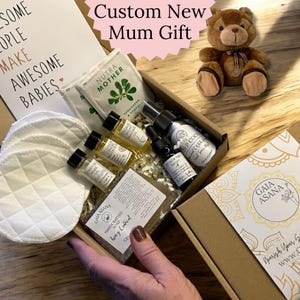 Presente personalizado para nova mamãe Pacote de cuidados para nova mamãe Presente de maternidade Presente de chá de bebê Presente para futura mamãe Presente para nova mamãe Presente de mimo Caixa para mamãe Caixa para bebê e mamãe