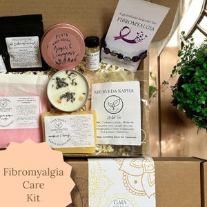Pacote de cuidados para fibromialgia Presente Spoonie Kit de apoio para doenças crônicas Kit de conforto para fibromialgia Pacote de bem-estar Spoonie Guerreiro da fibromialgia Presente