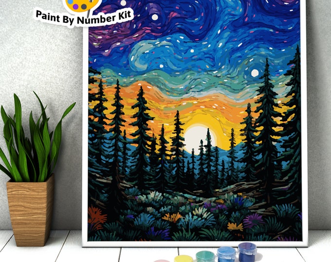 Bright Desert by Sarah Gesek Paint Anywhere Kit Adult Paint by Number