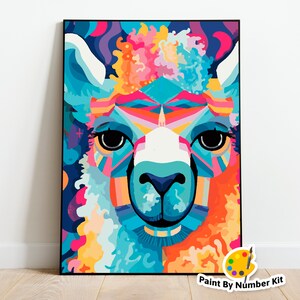 Mondo Llama/paint Your Own Wood Door Hangers/ Craft Kit 