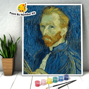 Premium Paint By Numbers Kit - The Road Menders Vincent Van Gogh