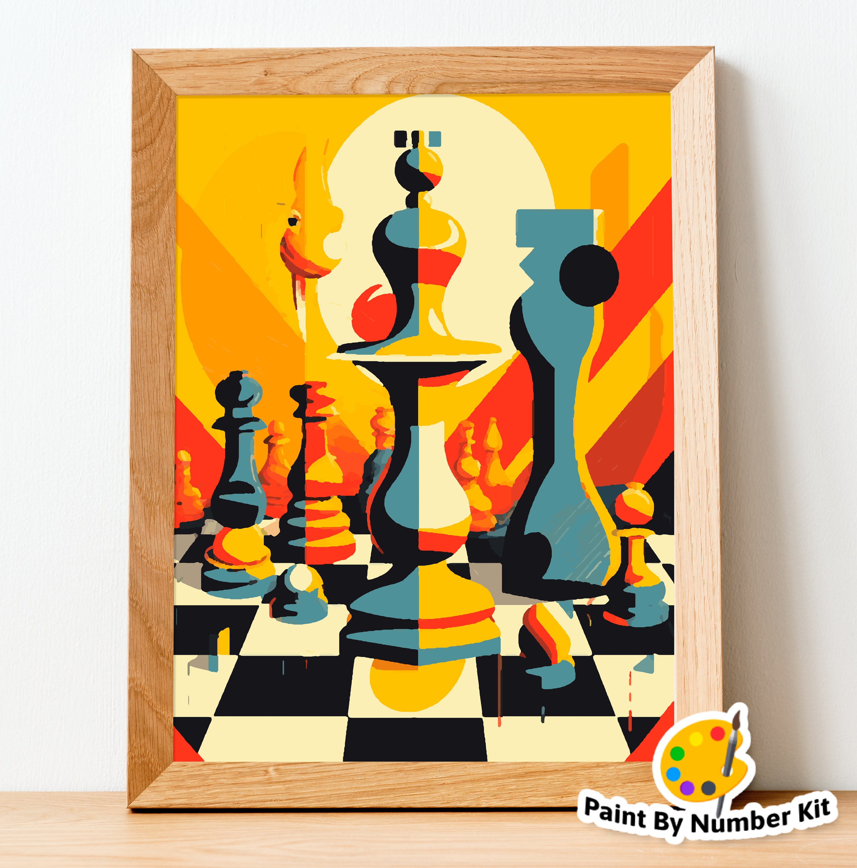 Chess Piece/love Birds Couples/date Night Paint Kit,valentines