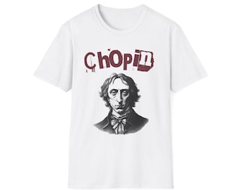 Chopin Portrait Tee: Classical Music Composer T-Shirt