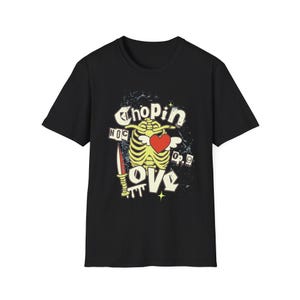 Frédéric Chopin Band Tee, Classical Music Lover Gift, Musician Graphic Shirt, Piano Player Present, Comfy Unisex Top, Musical Note Tshirt