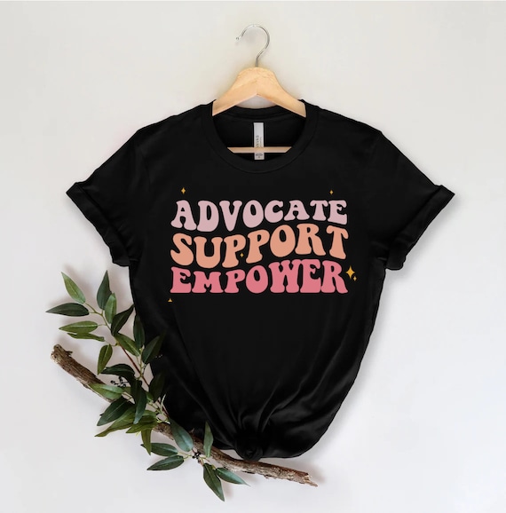 Aadvocate Support Empower Pink Shirt Social Work Shirt, Social
