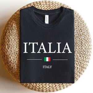 Italia Shirt, Italy Tshirt, Souvenir Tee, Italy Flag t-shirt, Italy Travel, Italian Lover Gift, Italy Vacation Trip Tee, Gift For Her