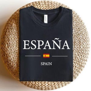 Espana Shirt, Spain Tshirt, Souvenir Tee, Spanish Flag t-shirt, Spain Travel, Spain Lover Gift, Spain Vacation Tee, Spanish Gift For Her