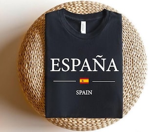 Espana Shirt, Spanien Tshirt, Souvenir T-Shirt, Spanische Flagge T-Shirt, Spanien Reise, Spanien Liebhaber Geschenk, Spanien Urlaub T-Shirt, Spanisch Geschenk für sie