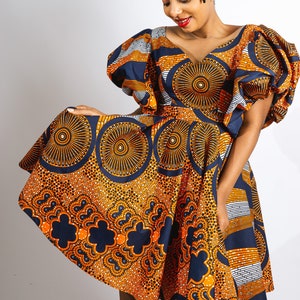 Ankara dress African print / Ankara party, birthday, summer dress,  African ankara wedding dress/ Ankara casual dress, summer dress