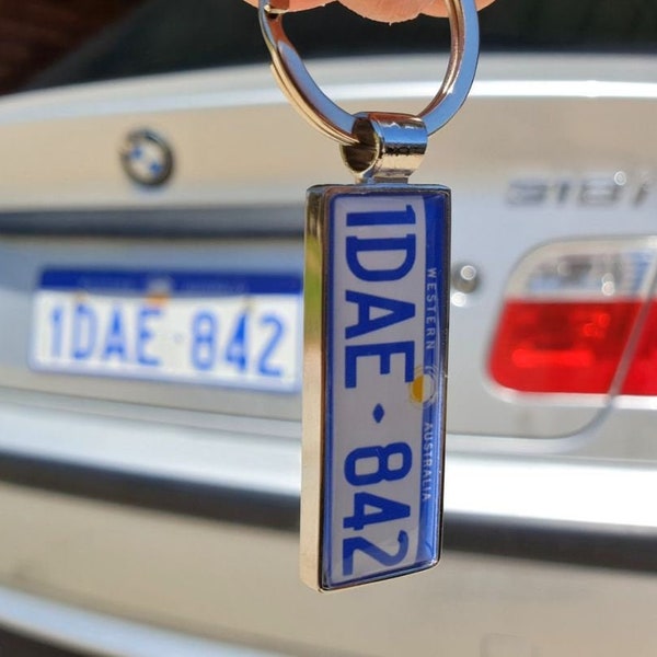 Number Plate Keyring Etsy Australia
