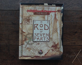 The Rod Of Seven Parts AD&D 2nd Edition 2E Box Set TSR 1145 1996 Dungeons Dragons Campaign