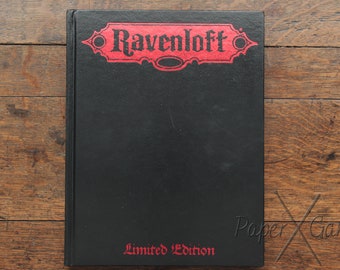 Ravenloft Limited Edition Faux Embossed Leather Sword Sorcery S&S WW 15099 2002 Splatbook DnD