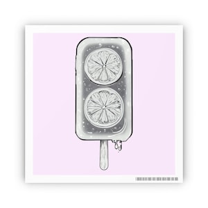 Póster cuadrado con impresión de paletas, pósteres de papel de arte pop moderno para decoración de dormitorio, arte de pared, oficina en casa, regalo único, decoración de habitaciones.