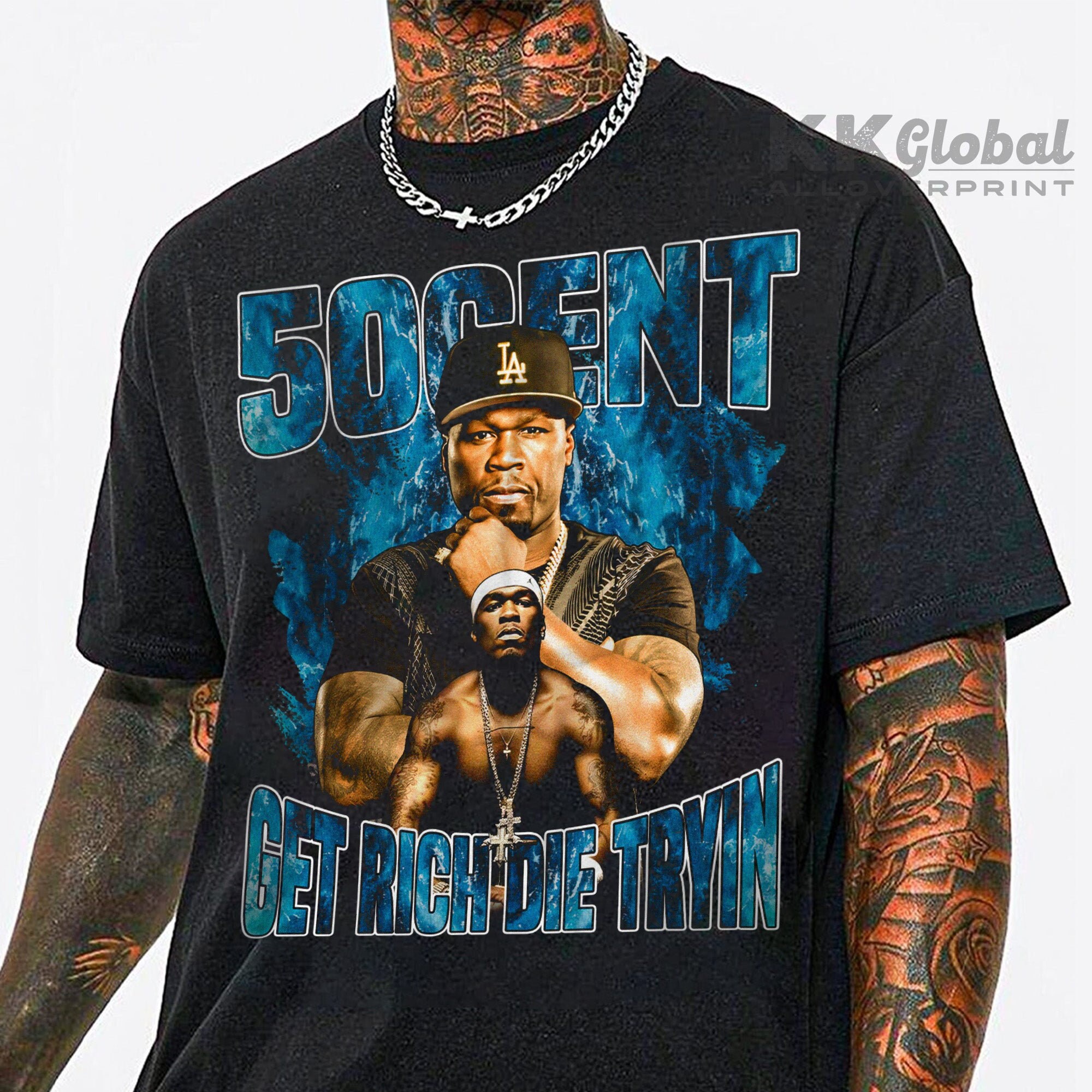 50 Cent Rap Tee - Etsy
