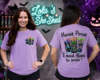 Hocus Pocus I Need Alani to Focus Graphic Shirt