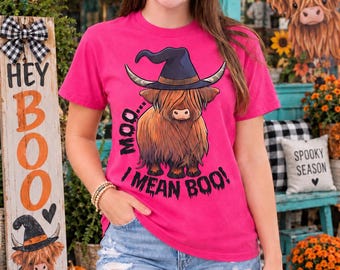 BOO I Mean MOO! Custom Graphic Shirt