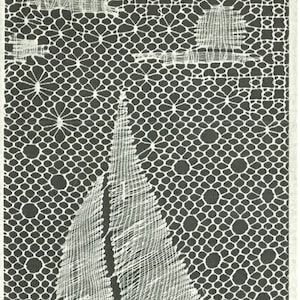 Bobbin lace, pricking, Purjelaiva, Sailing boat