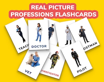 Professions Flashcards: Montessori Jobs & Careers (Digital Download)