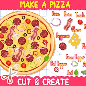 Printable Pizza Craft: Pretend Play Activity (PDF & JPG)