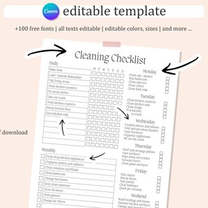 Minimalist Cleaning Schedule