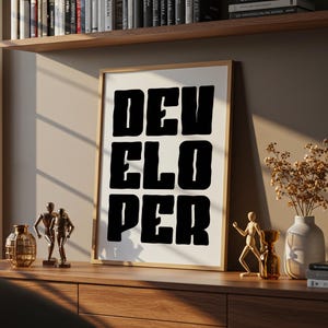 Fun Developer Poster, Nerdy Computer Science Office Decor, Programming ...