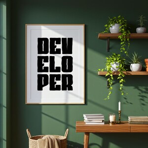 Fun Developer Poster, Nerdy Computer Science Office Decor, Programming ...