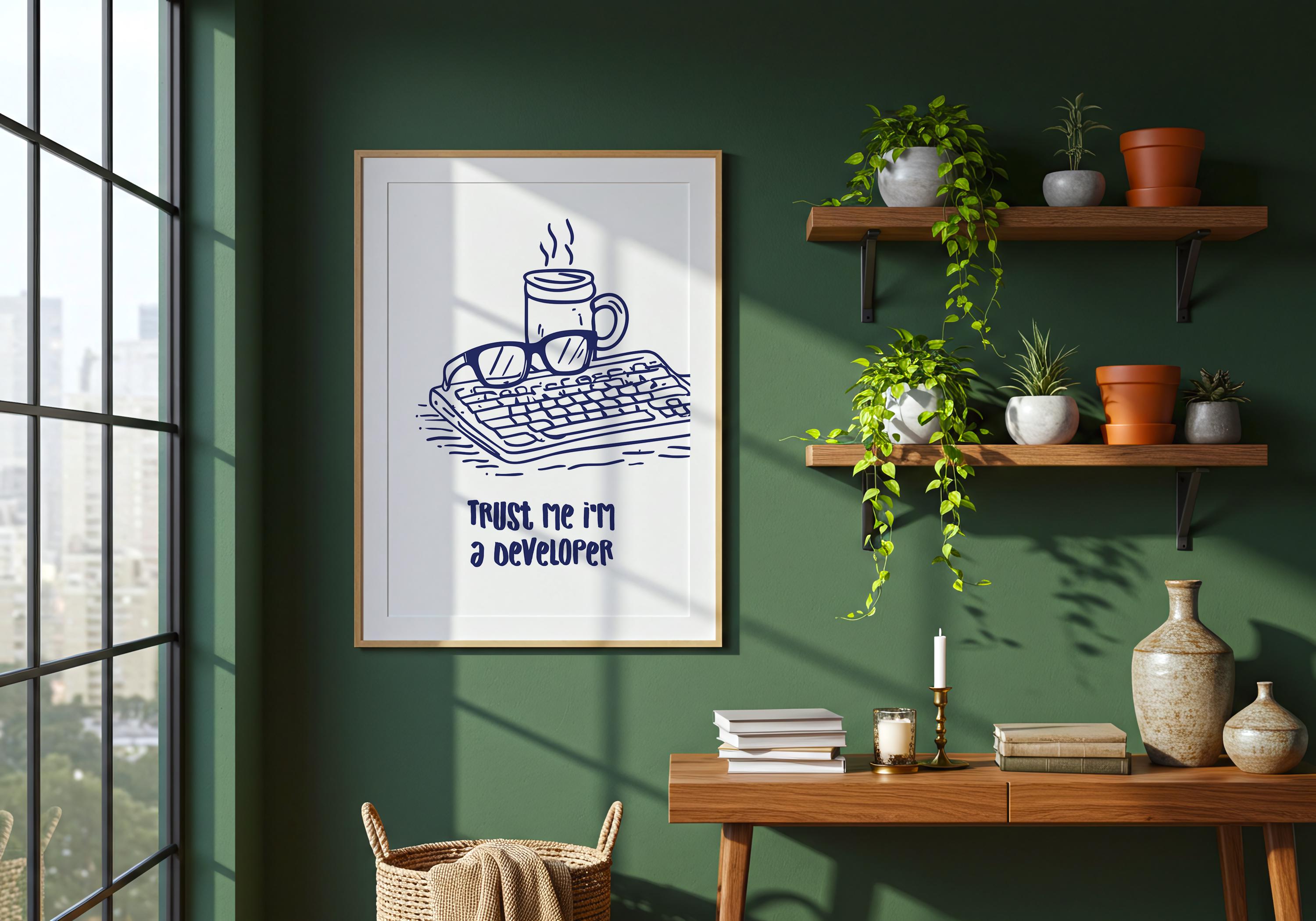 Fun Developer Poster, Nerdy Computer Science Office Decor, Programming ...