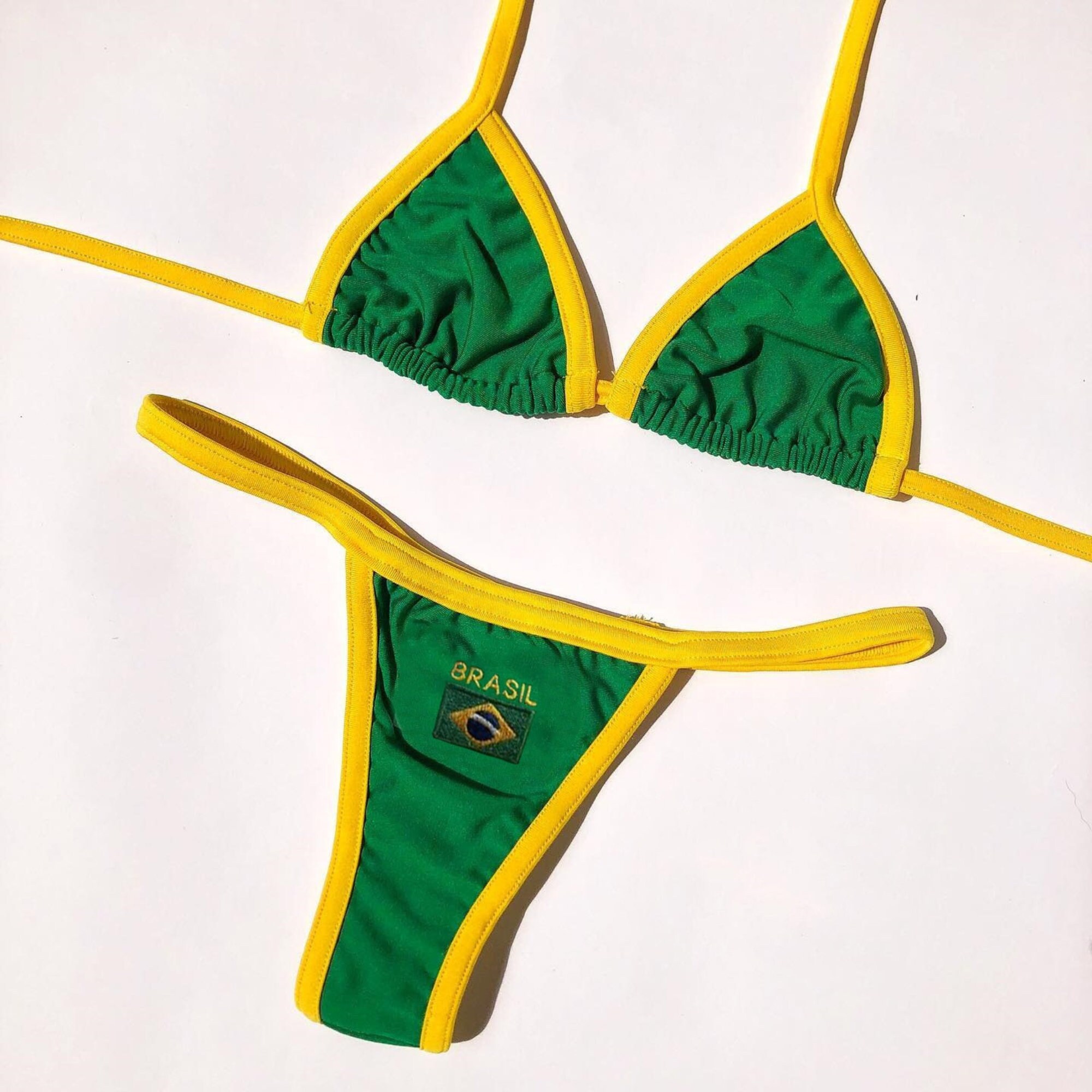 Y2K Brazil Bikini Y2K Aesthetic Bikini Top and Bottoms Cute Etsy