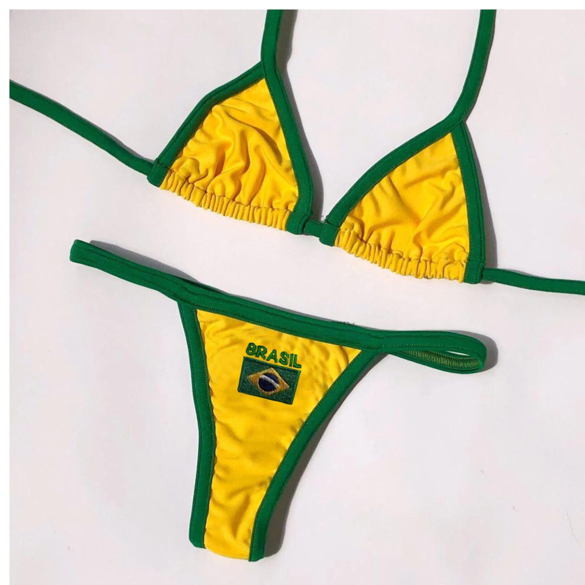Y2K Brazil Bikini Y2K Aesthetic Bikini Top and Bottoms Cute Etsy