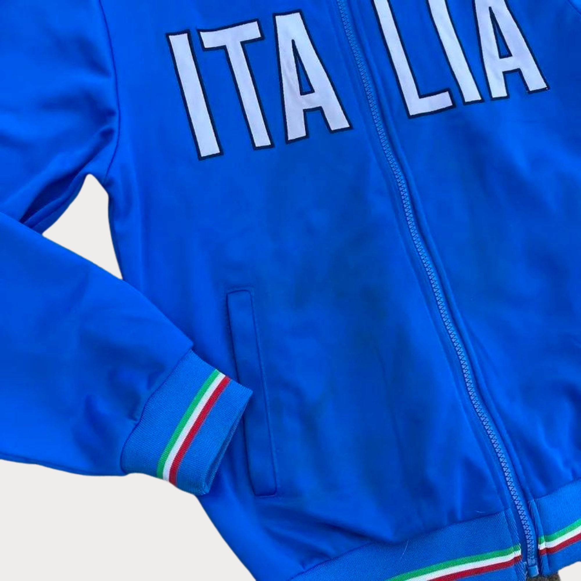 Vintage Y2K Italia Soccer Jacket Italian Flag Embroidered Etsy