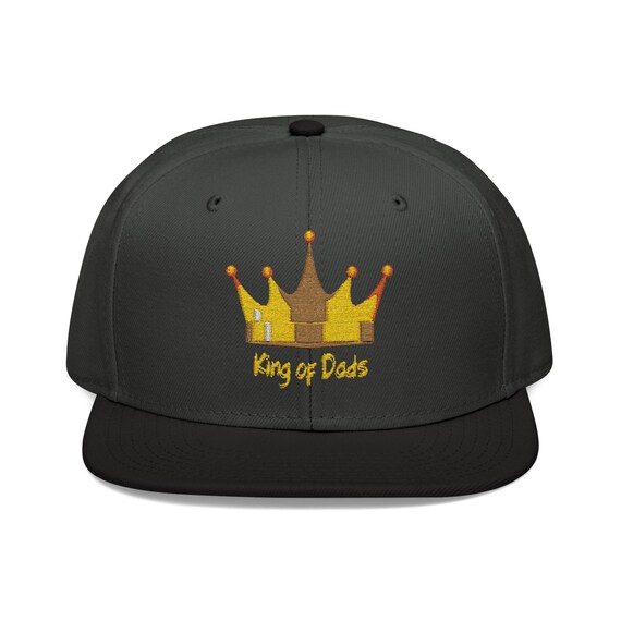 King of Dads Snapback Hat | Perfect Gift for Father's Day, Dad's Birthday, Casual Wear, Stylish Men's Accessory, Embroidered Cap