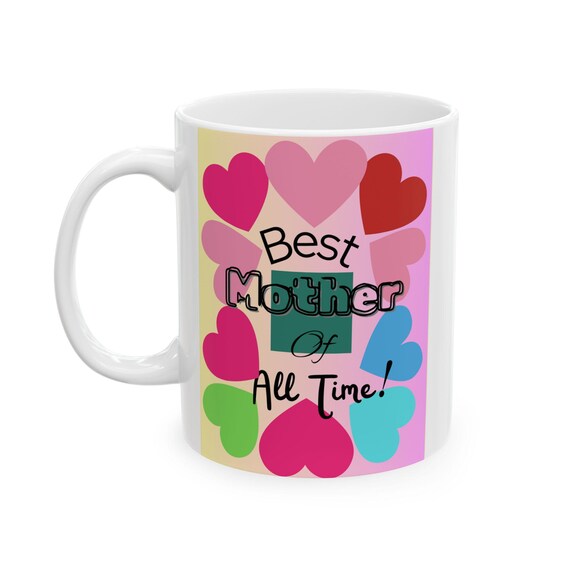 Mother's Day Mug, Gift for Mom, Coffee Cup, Tea Mug, Floral Design, Mother's Day Gift