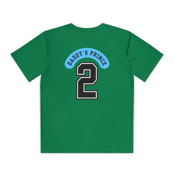 Father-Son Matching Tee, Dad Appreciation Sports Jersey for Boys, Personalized Outfit for Outings, Youth Competitor Shirt, Family Bonding