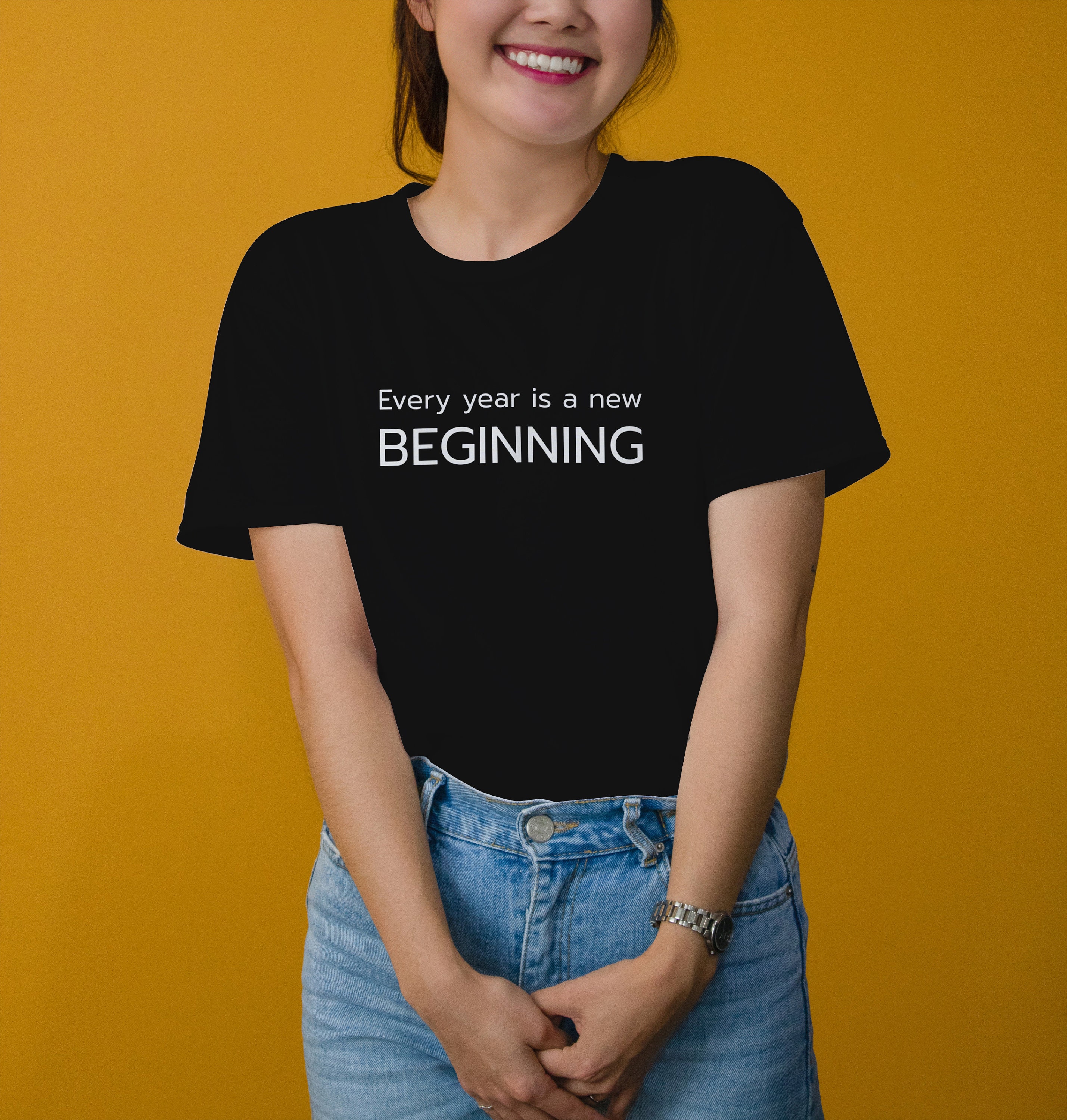 Start Today in the New Beginning T-Shirt Gráfico por PixBOw · Creative  Fabrica