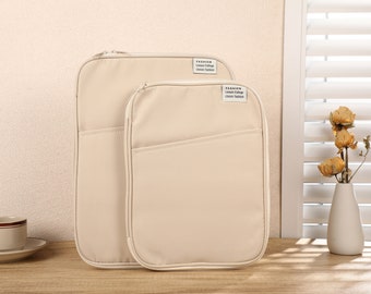 Funda para computadora portátil de color crema, funda para computadora portátil, funda para dispositivo, funda para MacBook, funda para iPad, funda para MacBook de 11 a 13 pulgadas, funda para computadora portátil de alta calidad