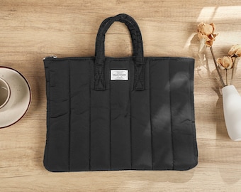 Black Laptop Sleeve, Laptop Case with Handle, MacBook Cover, iPad Cover, 13 15 inch Case for Macbook Case,High Quality Laptop Bag