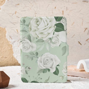 Gentle Camellia Personalised Case Cover for Kindle Paperwhite 1/2/3/4, All New Kindle Case Kindle Cover, Custom Kindle Paperwhite Cover