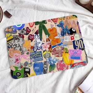 Scrapbook Custom Laptop Sleeve, Laptop Case, Device Sleeve, MacBook Cover, High Quality Laptop Bag & Mouse pad, Personalized Gift