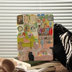 Étui pour iPad Scrapbook avec porte-crayon Apple pour 2024 New Case, étui pour iPad Air6 5 4, iPad Pro 13, étui pour iPad 12,9 11 pouces, étui Mini567