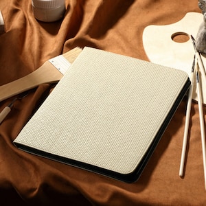 Beige Personalised PU Leather iPad Case for Air 4/5/6 Case with Card Slot, ipad Pro 11 12.9 Case, ipad Cover for ipad8/9/10, ipadmini4/5/6/7