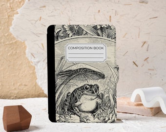 Frog Notebook Personalised Case Cover for Kindle Paperwhite 1/2/3/4, All New Kindle Case Kindle Cover, Custom Kindle Paperwhite Cover