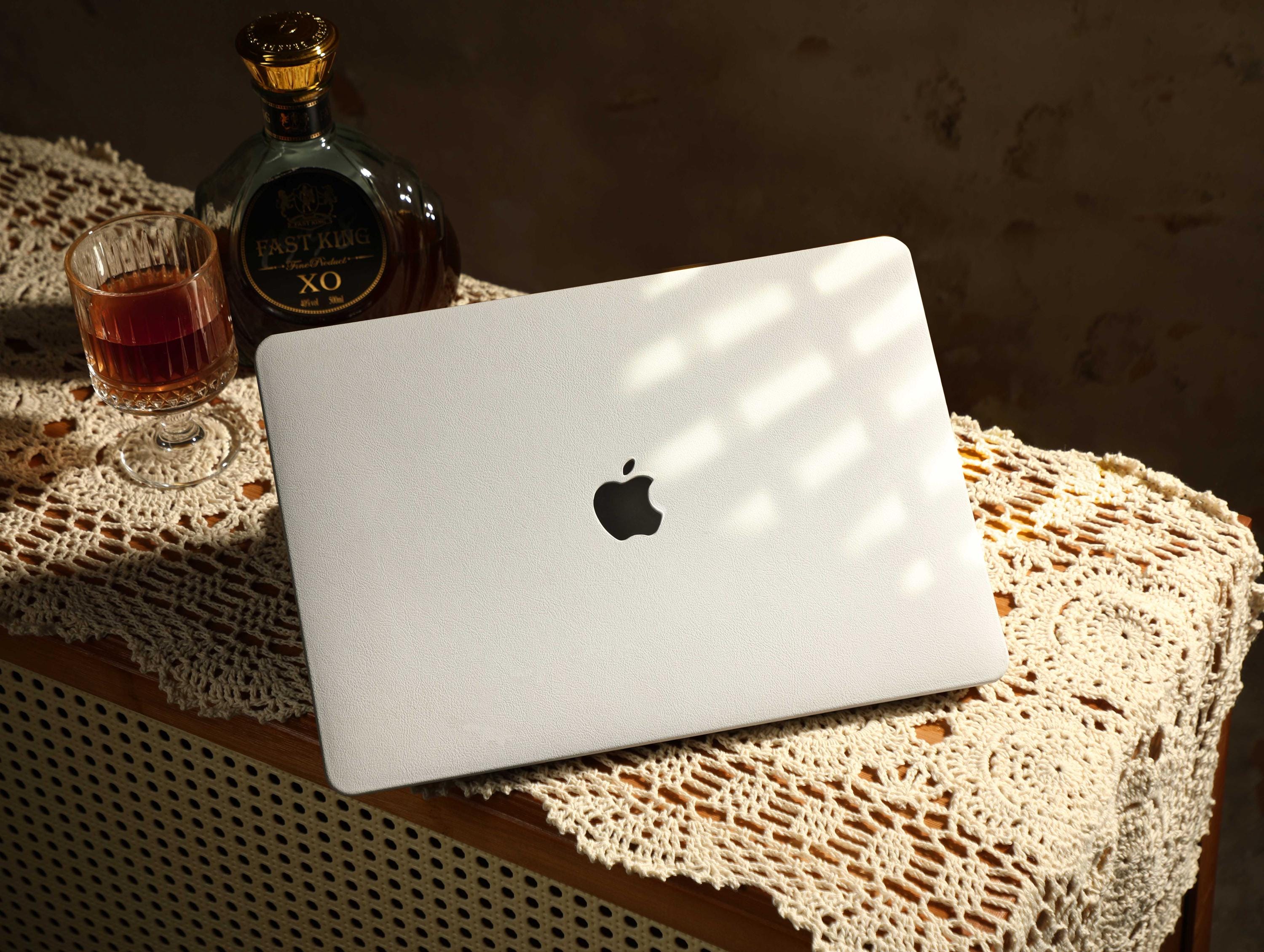Funda para MacBook, funda blanca para MacBook Air 13 15" Pro 13 14 15 16", funda protectora para MacBook A3113/A2337/A2681