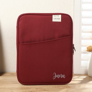 Housse bordeaux pour ordinateur portable, housse pour ordinateur portable, housse pour appareil, housse pour MacBook, housse pour iPad, 11 13 pouces étui pour macbook, sacoche pour ordinateur portable de haute qualité